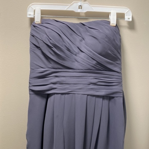 Bill levkoff dress strapless has straps‎ missing a clamp - Picture 2 of 8